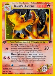 Blaine's Charizard en état correct