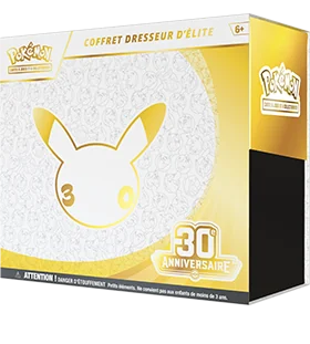Coffret Dresseur d'elite de l'extension 30e Anniversaire du JCC Pokemon