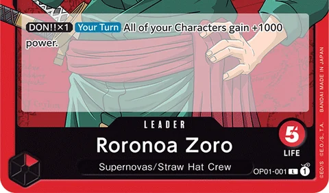 Carte One Piece Leader OP01-001