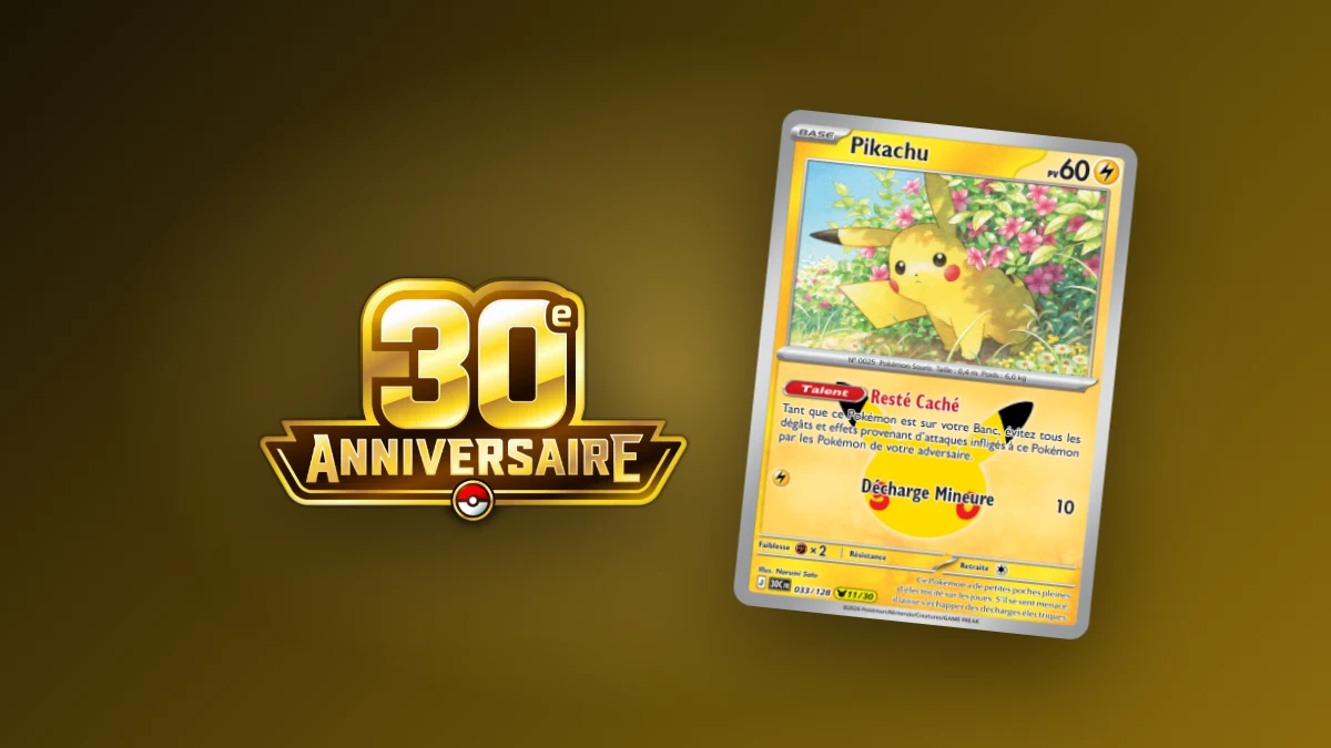 Pokémon 30ᵉ Anniversaire : tout ce que contient l'extension