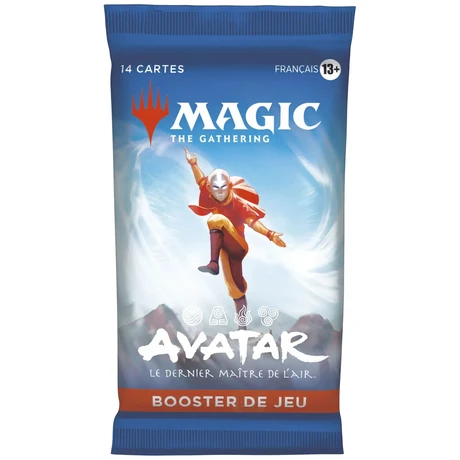 Booster de jeu Magic The Gathering Avatar le dernier maître de l'air, mention 14 cartes