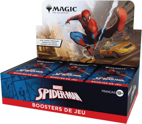 Display Magic The Gathering Marvel's Spider-Man, boîte de boosters de jeu