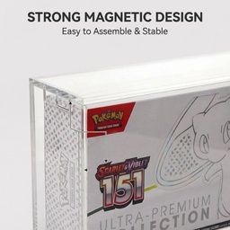 Protection acrylique UPC Pokémon 151 - fermeture magnétique