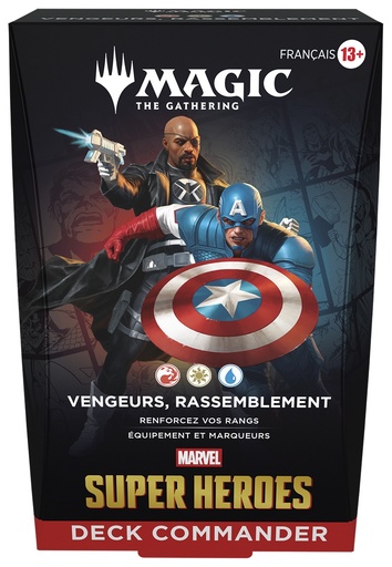[MTG-MSH-CMD-VENGEURS] Magic The Gathering - Deck Commander Marvel Super Heroes - Vengeurs, Rassemblement (Français)