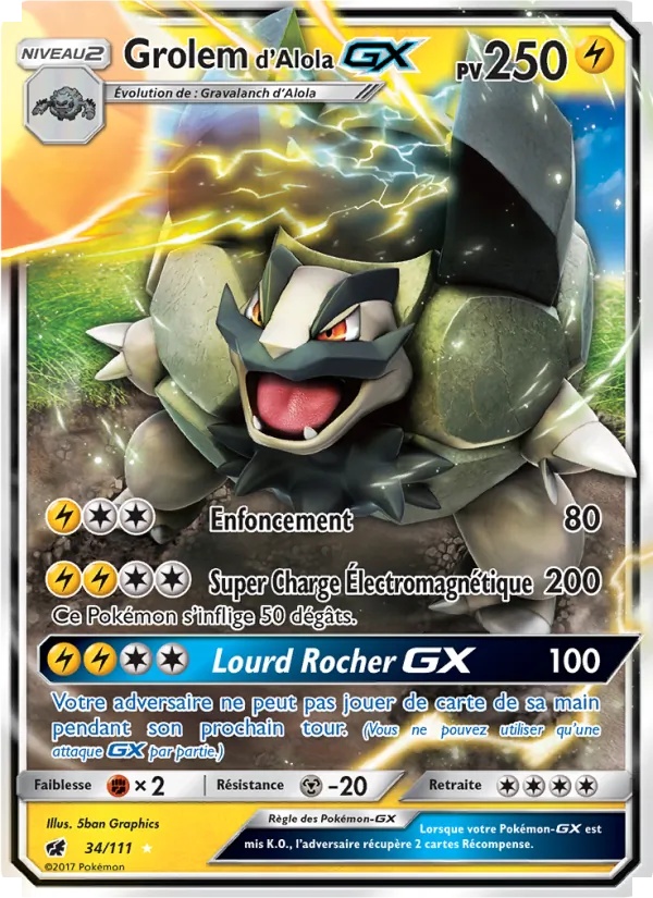 [34/111] Grolem d’Alola GX 34/111
