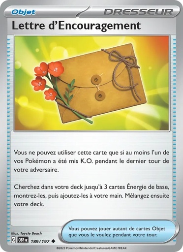 [189/197] Lettre d'Encouragement 189/197