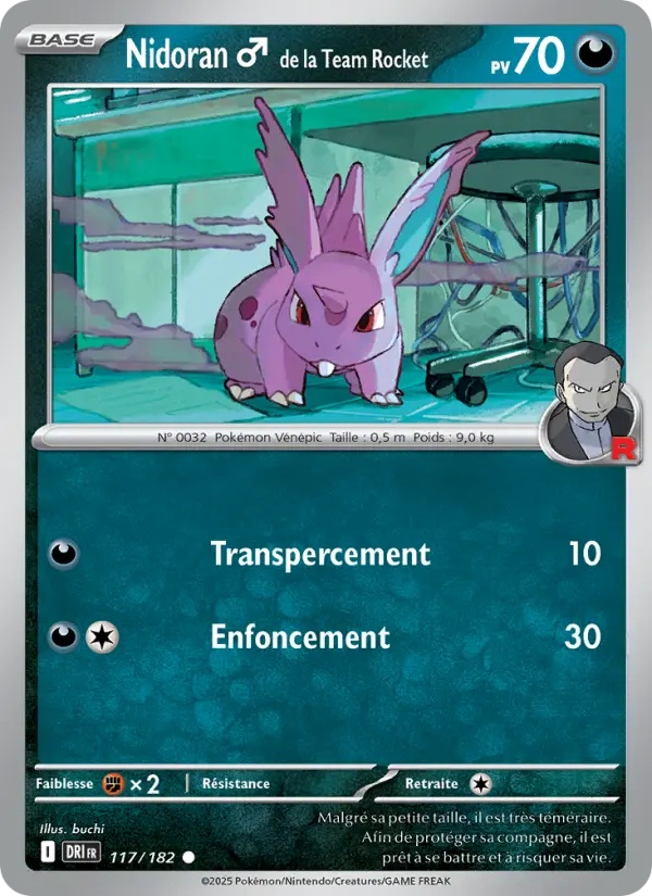 [117/182] Nidoran♂ de la Team Rocket 117/182