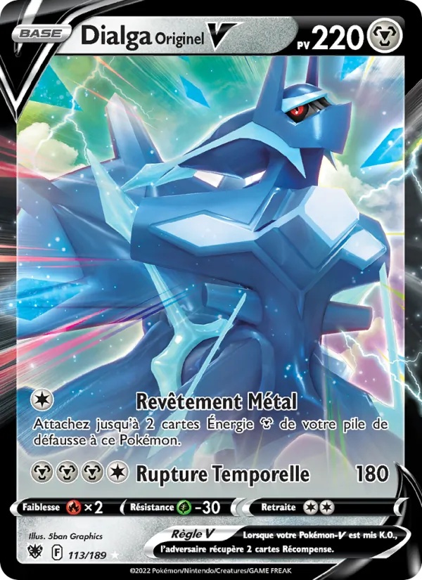 [113/189 [Normal]] Dialga Originel V (ASR 113)