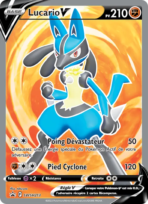 [SWSH213/107] Lucario V (SWSH213)