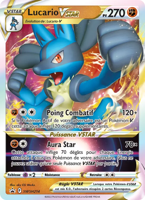 [SWSH214/107] Lucario VSTAR (SWSH 214)