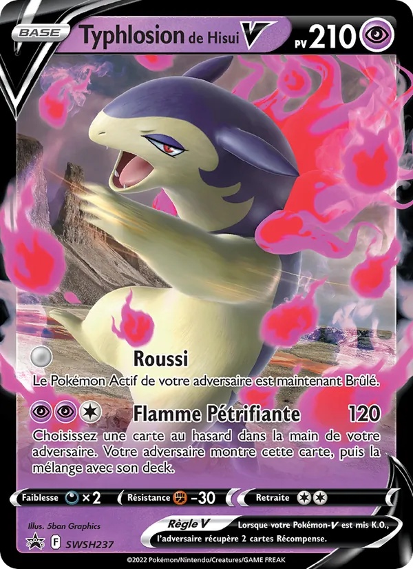 [SWSH237/307] Typhlosion de Hisui V SWSH237/307
