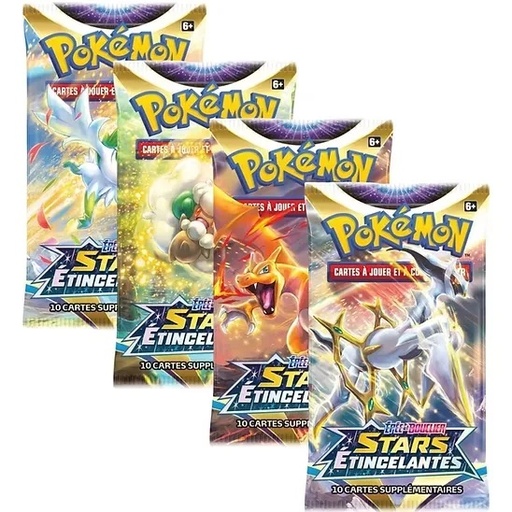 [180-55430] Pokémon Épée et Bouclier : Stars étincelantes EB09 - Booster | Cartes à jouer et à collectionner