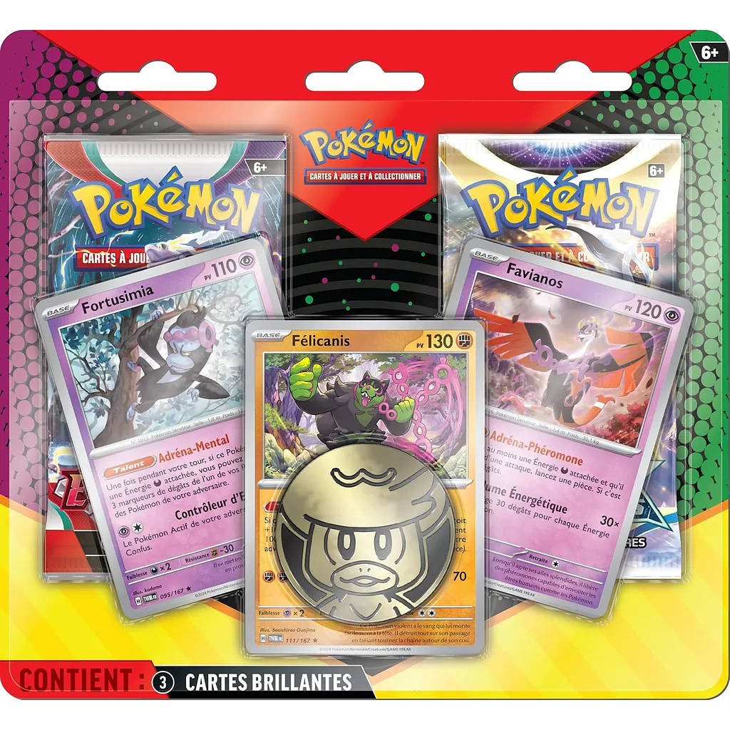 [100-10154:C:FR:45:] Duo Pack 2 boosters Mars 2025 : Félicanis, Fortusimia et Favianos