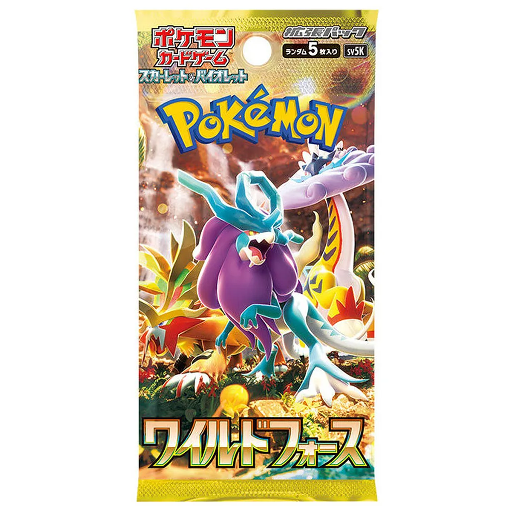 POKÉMON  -  SCARLET AND VIOLET  -  WILD FORCE - BOOSTER Japonais (P5/B30)