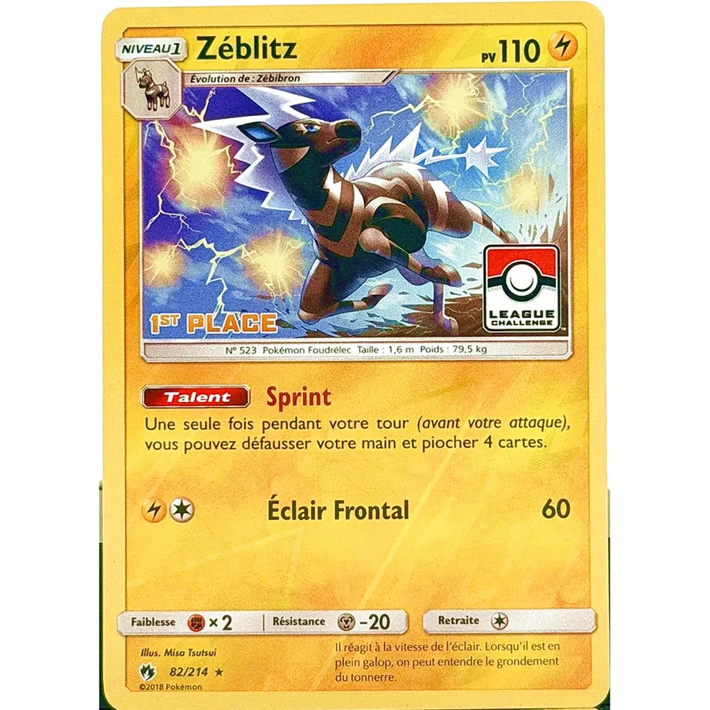 [82/214] Zéblitz 1ère place Pokemon League