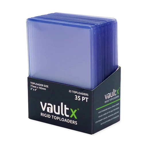 Toploarder Seamless Rigid Toploaders 35pt - Étuis de protection rigides sans soudure - VAULT X