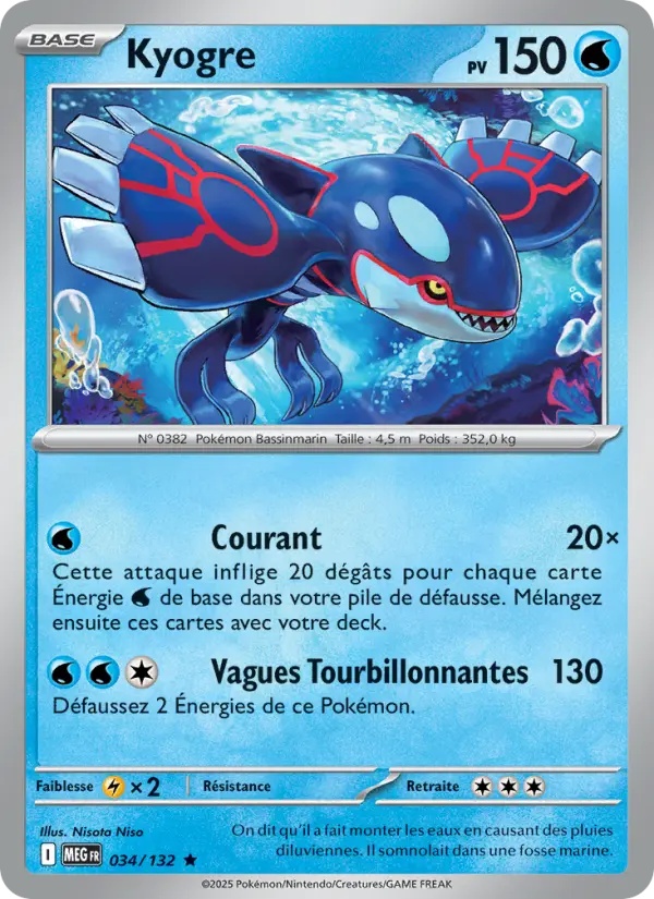 [034/132] Kyogre 034/132 Reverse