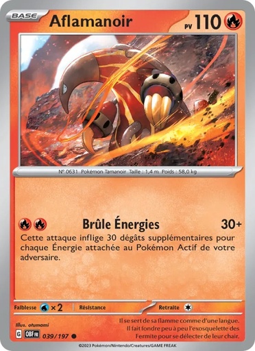 [039/197] Aflamanoir 039/197 Reverse