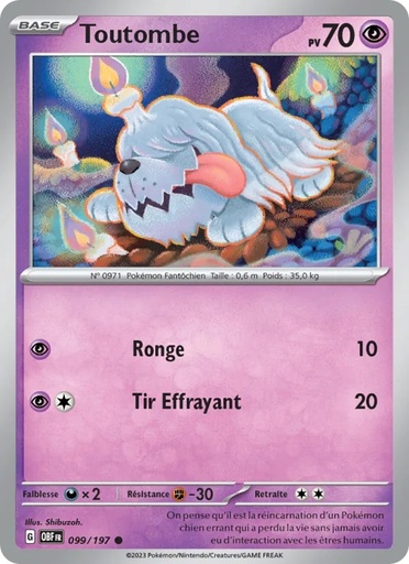 [099/197] Toutombe 099/197 Reverse