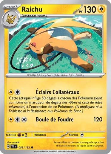 [052/162] Raichu 052/162 Reverse