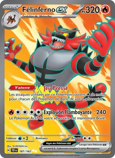[187/162] Félinferno-ex 187/162 Holo