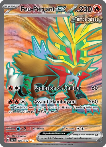 [188/162] Feu-Perçant-ex 188/162 Holo