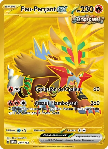 [214/162] Feu-Perçant-ex 214/162 Holo