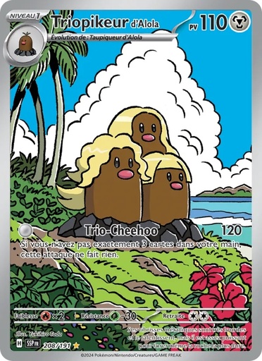 [208/191] Triopikeur d'Alola 208/191 Holo
