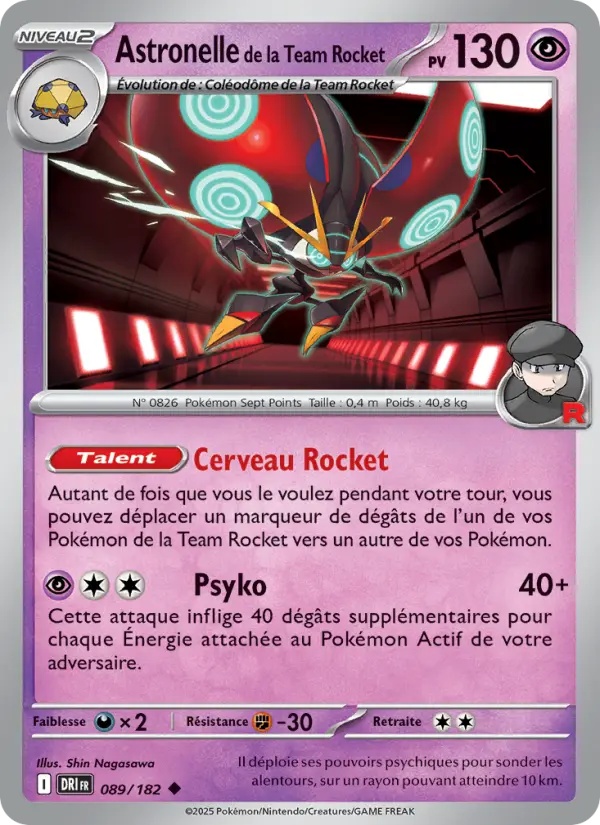 [089/182] Astronelle de la Team Rocket 089/182 Reverse