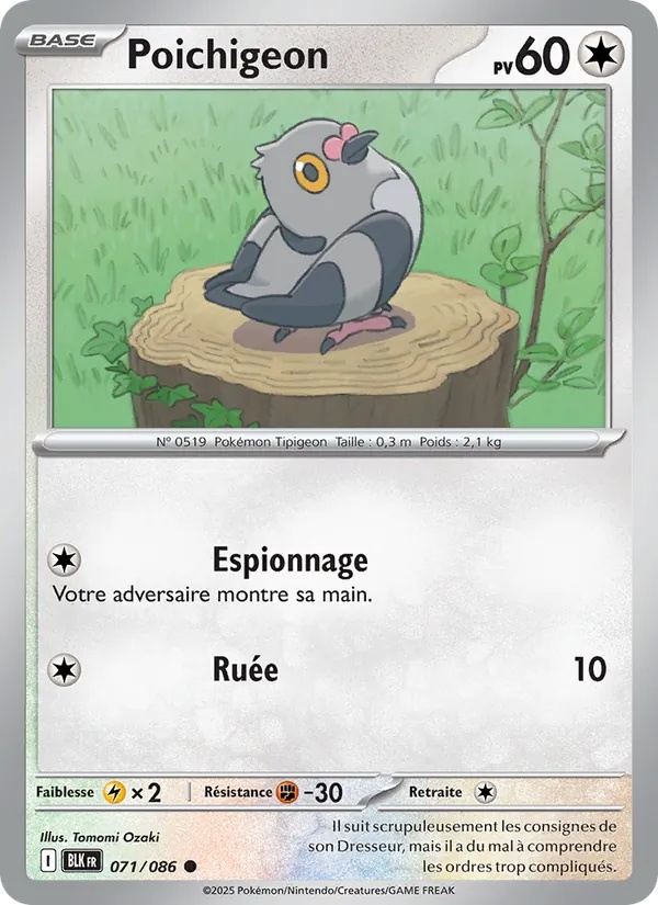 [071/86] Poichigeon 071/86 Reverse