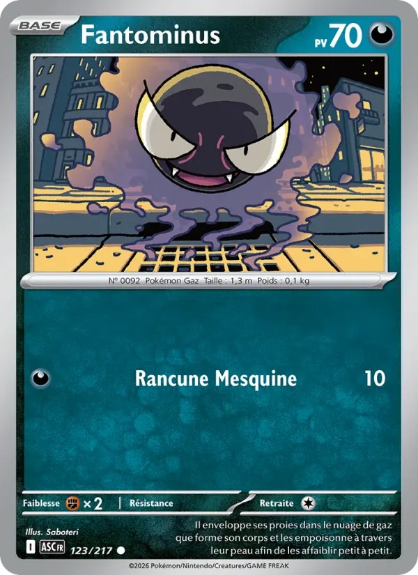 [123/217] Fantominus 123/217 Reverse