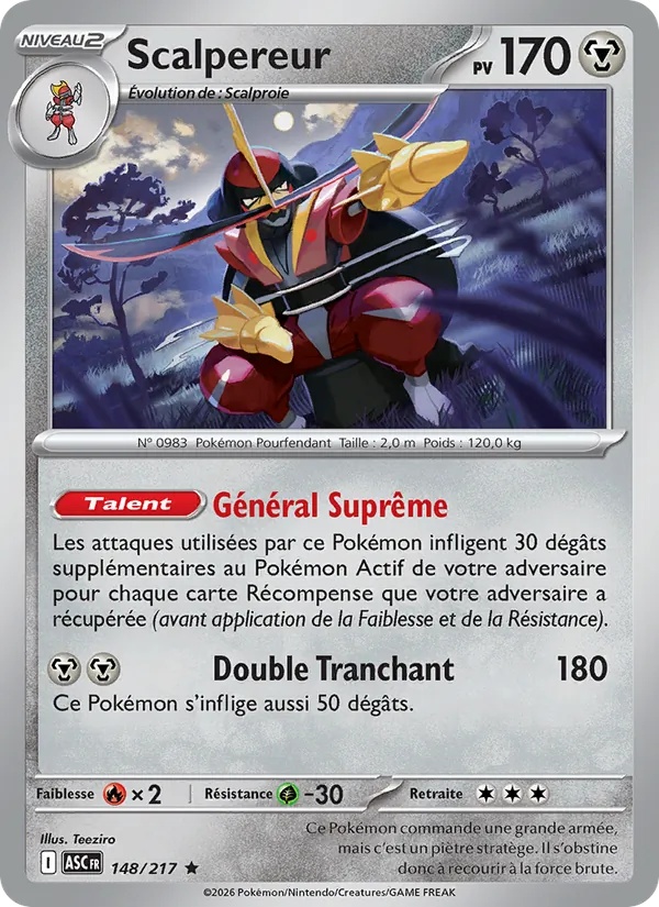 [148/217] Scalpereur 148/217 Holo