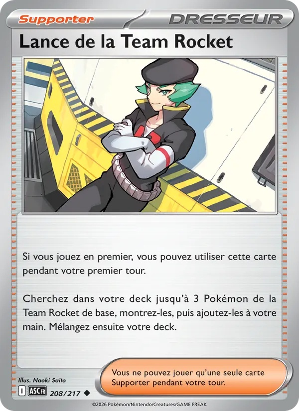 [208/217] Lance de la Team Rocket 208/217 Reverse