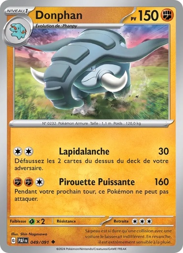 [049/91] Donphan 049/91 Reverse