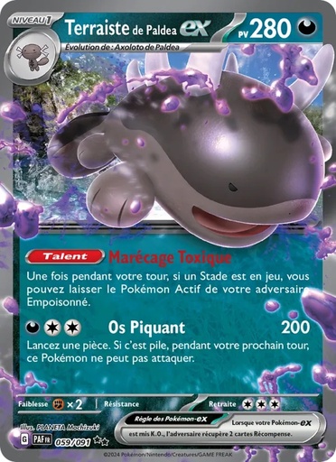 [059/91] Terraiste de Paldea-ex 059/91 Holo