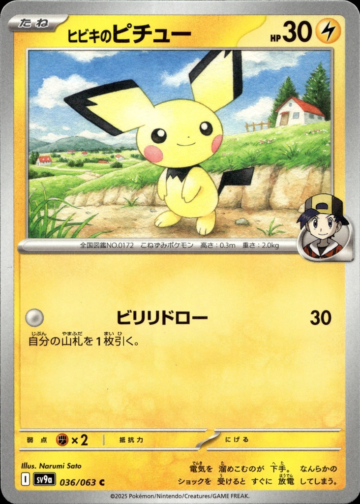 [036/063] Pichu d'Ethan/Ethan's Pichu 036/063 - Japonais