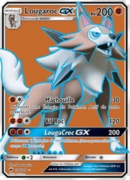Lougaroc GX 136/147 - Ombres Ardentes - Pokémon JCC