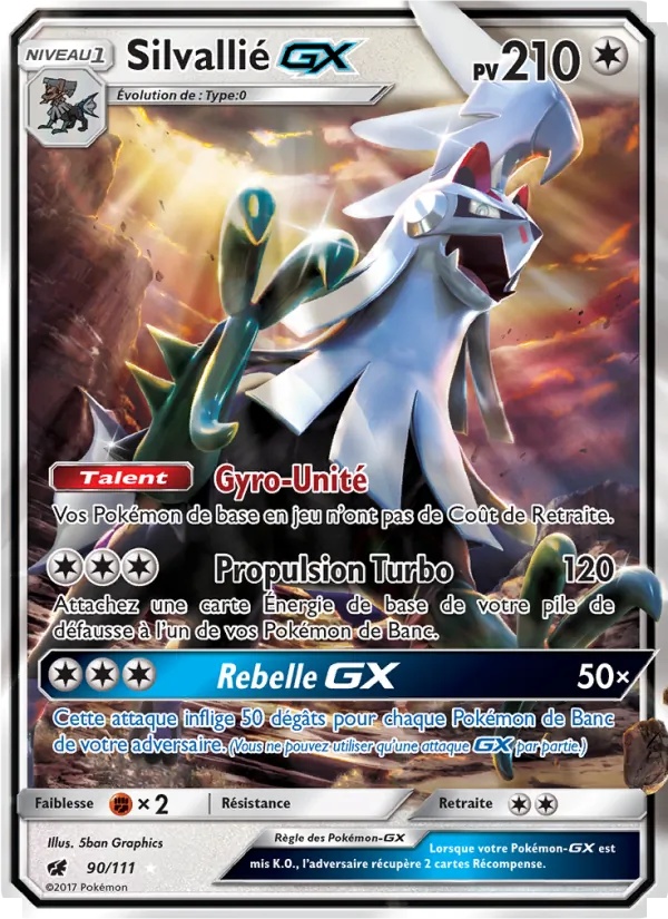 Silvallié GX 90/111 - Invasion Carmin - Pokémon JCC