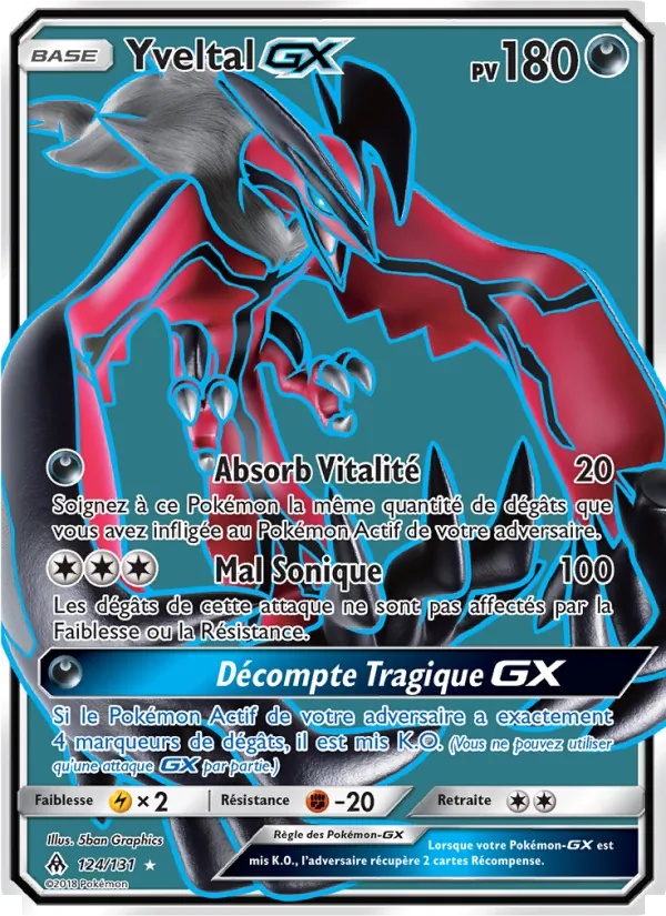 Yveltal GX 124/131 - Lumière Interdite - Pokémon JCC