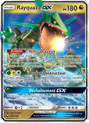 Rayquaza GX 109/168