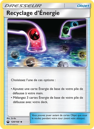 Recyclage d’Énergie 128/168
