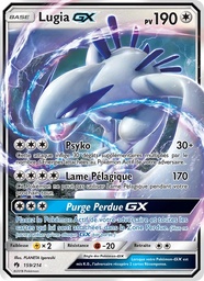 Lugia GX 159/214 - Tonnerre Perdu - Pokémon JCC