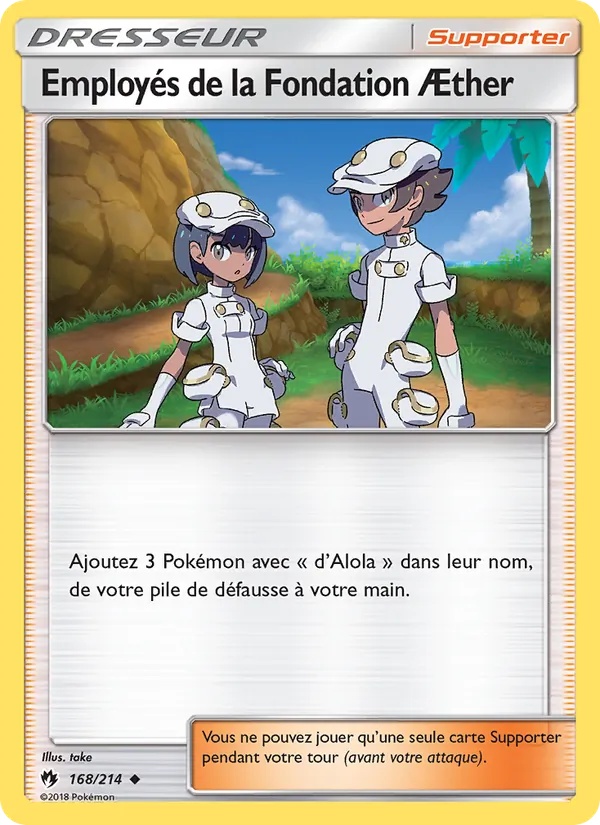 Employés de la Fondation Æther 168/214 - Tonnerre Perdu - Pokémon JCC