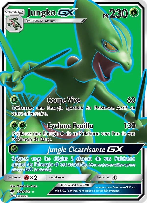 Jungko GX 196/214 - Tonnerre Perdu - Pokémon JCC