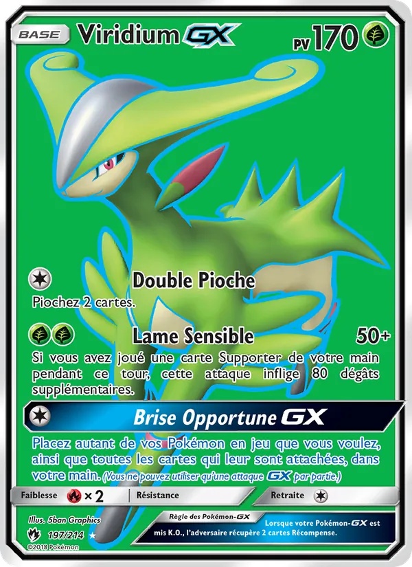 Viridium GX 197/214 - Tonnerre Perdu - Pokémon JCC