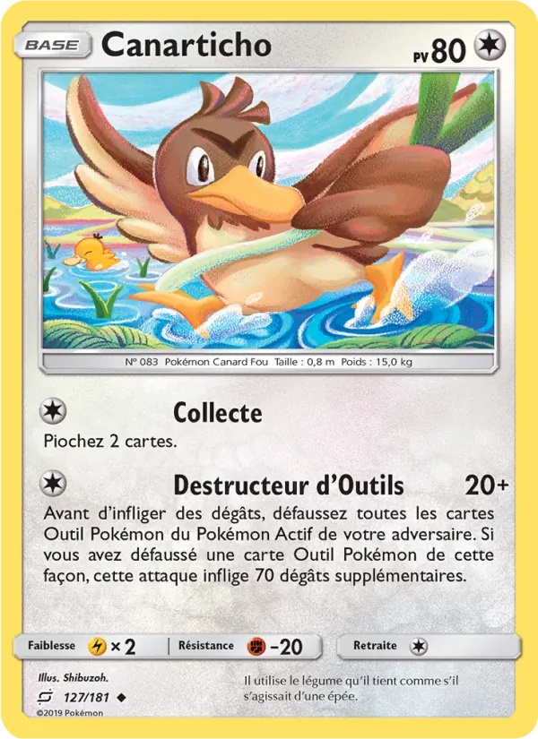 Canarticho 127/181 - Duo de Choc - Pokémon JCC