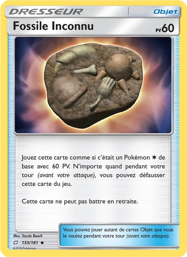 Fossile Inconnu 155/181 - Duo de Choc - Pokémon JCC