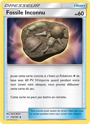 Fossile Inconnu 155/181