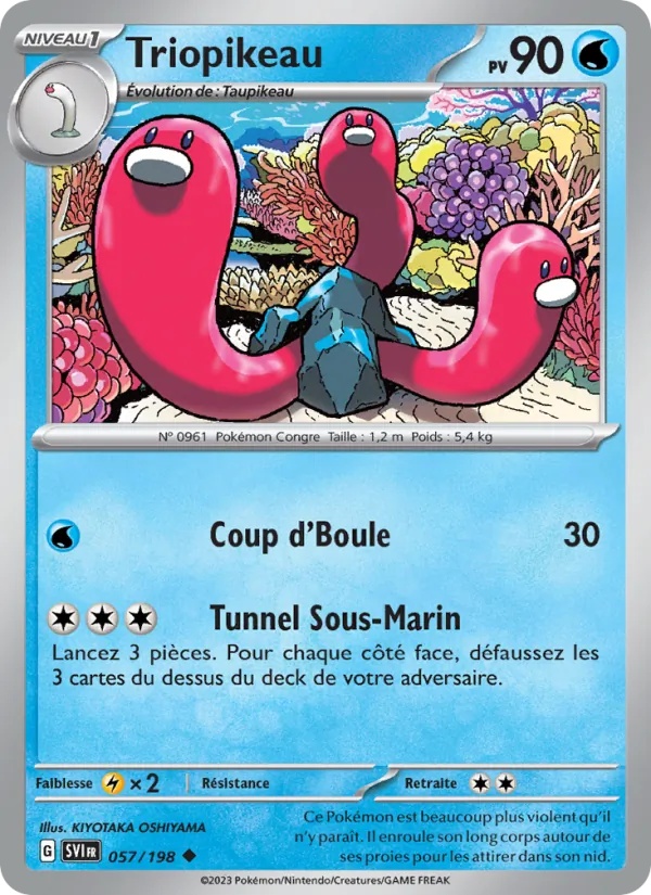 Triopikeau 057/198 - Écarlate et Violet - Pokémon JCC