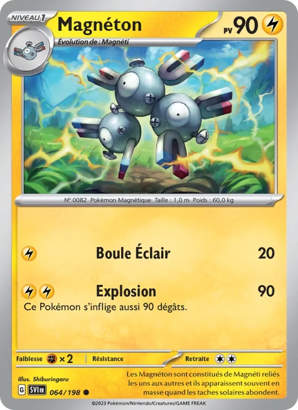 Magnéton 064/198 - Écarlate et Violet - Pokémon JCC